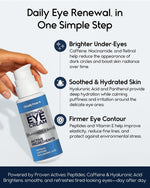 Load image into Gallery viewer, Under Eye Cream for Puffiness and Bags Under Eyes 1 fl oz Eye Bags Treatment for Men Women Anti Wrinkle Cream for Dark Circles Baggy Eyes Treatment for Women with Retinol Hyaluronic Acid &amp; Caffeine