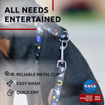 Load image into Gallery viewer, Nylon Dog Leash for Small Dogs and Medium Dogs 4 Ft x 3/5 inch Wide NASA Design
