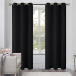 Load image into Gallery viewer, 2 Panels Cozlo Blackout Curtains for Bedroom with Grommet Black Out 42x84 inch
