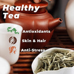 Load image into Gallery viewer, White Tea Organic Silver Needle Tea   1 lb of Premium Silver Needle White Tea   Rich in Antioxidants Organic White Tea Loose Leaf White Tea Leaves
