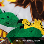Load image into Gallery viewer, G128 2 Pack: Mexico Mexican Flag  2.5x4 Ft  Double ToughWeave Series Double Sided Embroidered 210D Polyester  Country Flag, Embroidered Design, Indoor/Outdoor, Brass Grommets, Heavy Duty, 3ply