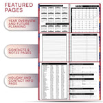 Load image into Gallery viewer, 2025 Appointment Book &amp; Planner 6.5x8.5 inch Maroon Color Large Tabbed Daily
