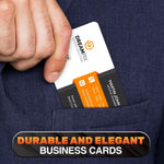 Load image into Gallery viewer, 100 Pcs Sublimation Business Card Blanks – Double Sided Aluminum Alloy Cards Pearl Color Thin &amp; Smooth Sublimation Blanks for Printing &amp; Personalization