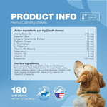 Load image into Gallery viewer, Calming Chews for Dogs Anxiety Relief Melatonin &amp; Valerian Root