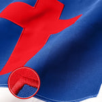 Load image into Gallery viewer, G128 Christian Flag  1x1.5 Ft  StormFlyer Series Embroidered 220GSM Spun Polyester  Religious Flag, Embroidered Design, Indoor/Outdoor, Brass Grommets, Heavy Duty, All Weather