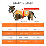 Load image into Gallery viewer, Reflective Dog Vest XL Size Orange Chest 42 In Neck 21.75 in Hi Visibility
