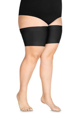 Load image into Gallery viewer, Women Elastic Thigh Bands Anti Chafing Prevent Thigh Rubbing Satin Small Size
