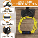 Load image into Gallery viewer, Water Balloon Launcher Slingshot 3 Person Game Catapult with 100 Colorful Air Balloons Water Balloon Slingshot for Long Distance Launching Easy to Use T Shirt Launcher for Outdoor Games