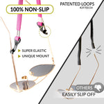 Load image into Gallery viewer, SIGONNA Eye Glasses String Holder Strap Eyeglass Straps Cords for Men Women Eyeglass Holders Around Neck Sunglasses String Chain Lanyard Retainer 4 Pcs Orange Pink
