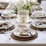 Load image into Gallery viewer, 12 Pack Wood Place Card Holder Small Place Card Holders for Table White Table Number Holders for Wedding Table Sign Holders Picture Wooden Photo Holders for Tables Mini Place Card Stands

