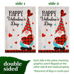 Load image into Gallery viewer, G128 Garden Flag Set Holiday Gnomes 12x18 6 pieces Blockout Fabric