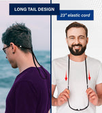 Load image into Gallery viewer, SIGONNA Eye Glasses Holder Around Neck 4 Glasses Straps for Men Women Glasses Holder Strap Retainer
