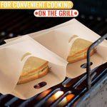 Load image into Gallery viewer, 12Pcs Non Stick Toaster Bags Reusable – 6.7 x7.5  Grilled Cheese Bags Heat Resistant &amp; Easy to Clean  Mess Free Toasting Sandwiches Panini &amp; More  Compatible with Toaster Oven Microwave &amp; Grill
