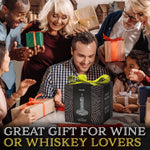 Load image into Gallery viewer, 2in1 Decanter Set Whisky and Wine Wooden Smoker 60 fl oz Glass Decanter Scotch Bourbon Red Wine Handmade Decanter Set Gift for Men
