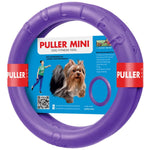 Load image into Gallery viewer, Puller Outdoor Dog Ring Toys Dog Fetch Toy Mini 2 Rings for Small Dogs Purple
