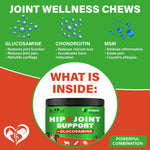 Load image into Gallery viewer, Dog Hip &amp; Joint Chews Arthritis Pain Relief Glucosamine Chondroitin MSM &amp; Turmeric