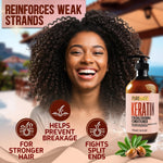Load image into Gallery viewer, Keratin Conditioner for Women and Men Deep Conditioning Treatment to Repair Dry Damaged Hair and Split Ends 16 Fl Oz Strengthening Sulfate Free Formula