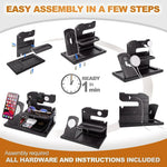 Load image into Gallery viewer, Wood Phone Docking Station Charger Xmas Gifts for Men or Dad for Husband
