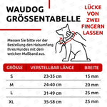 Load image into Gallery viewer, Waterproof Dog Collar Adjustable All Sizes Metal Clasp &amp; QR Tag Red