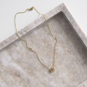 SIGONNA Initial Necklaces for Women 18k Gold Plated Pendant Chain Personalized Letter Necklace A Z Dainty Gold Choker Necklaces Necklaces for Teen Girls Girls Womens Necklaces