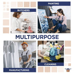 Load image into Gallery viewer, Disposable Lab Jackets 30” Long M Size Purple SMS Disposable Coats 10 Pack PPE