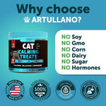 Load image into Gallery viewer, Hemp Calming Treats for Cats &amp; Kittens Anxiety Relief Melatonin