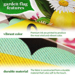 Load image into Gallery viewer, G128 Combo Pack: Garden Flag Stand Black 36 in x 16 in &amp; Garden Flag Summer Decoration Welcome Bird with Fruit Wreath 12x18 DoubleSided Blockout Fabric