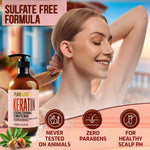 Load image into Gallery viewer, Keratin Conditioner for Women and Men Deep Conditioning Treatment to Repair Dry Damaged Hair and Split Ends 16 Fl Oz Strengthening Sulfate Free Formula