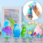 Load image into Gallery viewer, Dinosaur Nesting Dolls Set 7 pcs Dinosaur Decor Matryoshka Dolls Hand Painted
