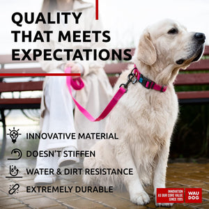Waterproof Dog Leash 4 Ft 6 Ft Anti Slip Dog Leash for Large Dogs Small and Medium Dogs Heavy Duty Dog Leash with Water and Dirt Resistant Long Or Short Dog Leashes for Boy & Girl Dogs