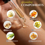 Load image into Gallery viewer, Anxiolytic Calming Essential Oil Blend for Relief &amp; Relaxation 0.34oz Bergamot Orange Ylang Ylang Frankincense Lemongrass in Castor Oil Navel Patch &amp; Skin Application Cold Pressed