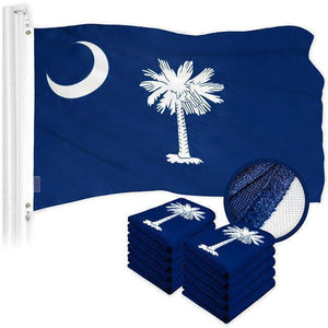 South Carolina South Carolina State Flag 3x5 Ft 10Pack Embroidered Polyester By G128
