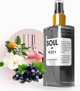 SOUL No. 4201 Impression of Flower.Bomb. Nectar.  Perfume for Women  Body Spray 4.0 Fl Oz / 120 ml  Long Lasting Hair & Body Mist