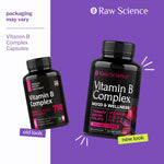 Load image into Gallery viewer, Vitamin B Complex Capsules B Vitamins: B1 B2 B3 B5 B6 B7 B9 B12 Biotin Folic Acid Vitamin C for Energy &amp; Immune Support Supplement Super B Complex for Women &amp; Men&#39;s Nervous System 60 Capsules
