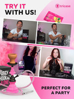 Load image into Gallery viewer, Pink Hookah Set 2 Hose Hookah LilOne 12” Pink Mini Hookah Combo Kit for Party
