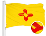 Load image into Gallery viewer, New Mexico State Flag 300D Embroidered Polyester 3x5 Ft