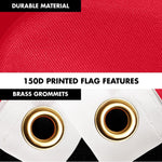 Load image into Gallery viewer, G128 Combo Pack: 6 Ft Tangle Free Aluminum Spinning Flagpole (Black) &amp; Trinidad and Tobago Flag 3x5 Ft, LiteWeave Pro Series Printed 150D Polyester  Pole with Flag Included