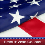Load image into Gallery viewer, USA American Flag 3x5 Ft 2Pack Pole Sleeve Embroidered Polyester By G128
