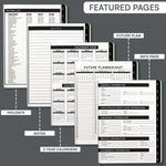 Load image into Gallery viewer, 2026 Hardcover Appointment Book Planner 8.5x11 inch Black Large Tabbed Daily Hourly Weekly Planner Schedule Book 15 Minute time Slots Business &amp; Personal Planner Jan 2026 Dec 2026 Black
