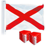 Load image into Gallery viewer, Alabama AL State Flag 3x5 Ft 10Pack 150D Printed Polyester By G128