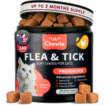 Load image into Gallery viewer, Flea Treatment for Cats  Daily Oral Cat Flea and Tick Treatment Chews  Chewable Kitten Flea Treatment  Soft Treats for All Breeds &amp; Ages  Natural ChickenFlavor Flea and Tick Supplement for Cats