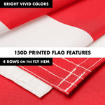 Load image into Gallery viewer, G128 Combo Pack: 6 Ft Tangle Free Spinning Flagpole (White) &amp; Indonesia Flag 3x5 Ft Printed 150D Polyester, Brass Grommets (Flag Included) Aluminum Flag Pole