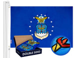 Load image into Gallery viewer, US Air Force Flag 210D Embroidered Polyester 3x5 Ft  Double Sided 2ply
