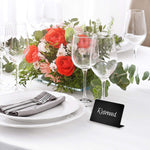 Load image into Gallery viewer, Mini Chalkboard Signs for Food 20 Pack Small Chalkboard Food Signs for Party Buffet Weddinng Small Black Food Display Stands Chalk Table Food Labels Little Chalkboard Food Signs for Buffet