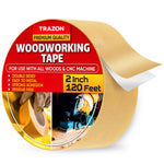 Load image into Gallery viewer, Double Sided Woodworking Tape 2 Inch x 120 Ft Double Face Woodworking Turner Tape Wood Crafter Double Stick Tape for Router Templates and Woodworking Tools Removable &amp; Residue Free