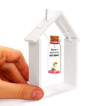 Load image into Gallery viewer, Unique Birthday Gifts for Him and Her Cute and Funny Bday Presents for Men and Women Gift for Mom Dad Family (Rainbow Unicorn Have a Magical Birthday Message Bottle in Wooden Frame)
