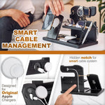 Load image into Gallery viewer, Wood Phone Docking Station Charger Xmas Gifts for Men or Dad for Husband
