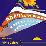 Load image into Gallery viewer, G128 3 Pack: Kansas KS State Flag  3x5 Ft  LiteWeave Pro Series Printed 150D Polyester  Indoor/Outdoor, Vibrant Colors, Brass Grommets, Thicker and More Durable Than 100D 75D Polyester