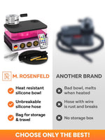 Load image into Gallery viewer, Portable Hookah Set With Everything Black Portable Hookah Set for Travel with Flat Hookah Box Portable Hookah Kit with Charcoal Holder &amp; Coal Cover Travel Shisha Hookah Set