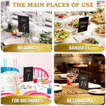 Load image into Gallery viewer, Black Table Numbers 1 30 for Wedding Reception with Gold Foil Table Number Cards 4x6 with Head &amp; Gift Table Restaurant Table Numbers Wedding Numbers for Tables Card Stock Wedding Table Numbers